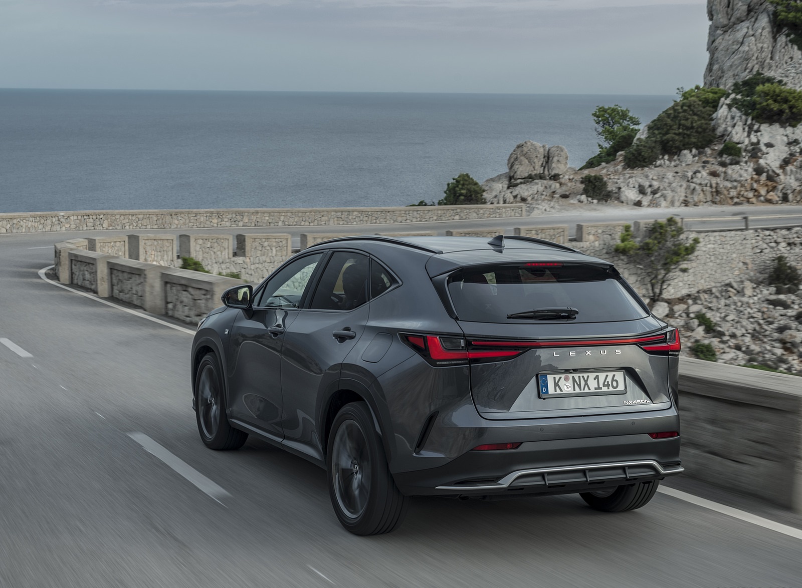 2021 Lexus NX 450h+ (Euro-Spec) Rear Three-Quarter Wallpapers (2)