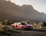 2022 Audi R8 Coupe V10 Performance RWD (Color: Tango Red) Front Three-Quarter Wallpapers 150x120