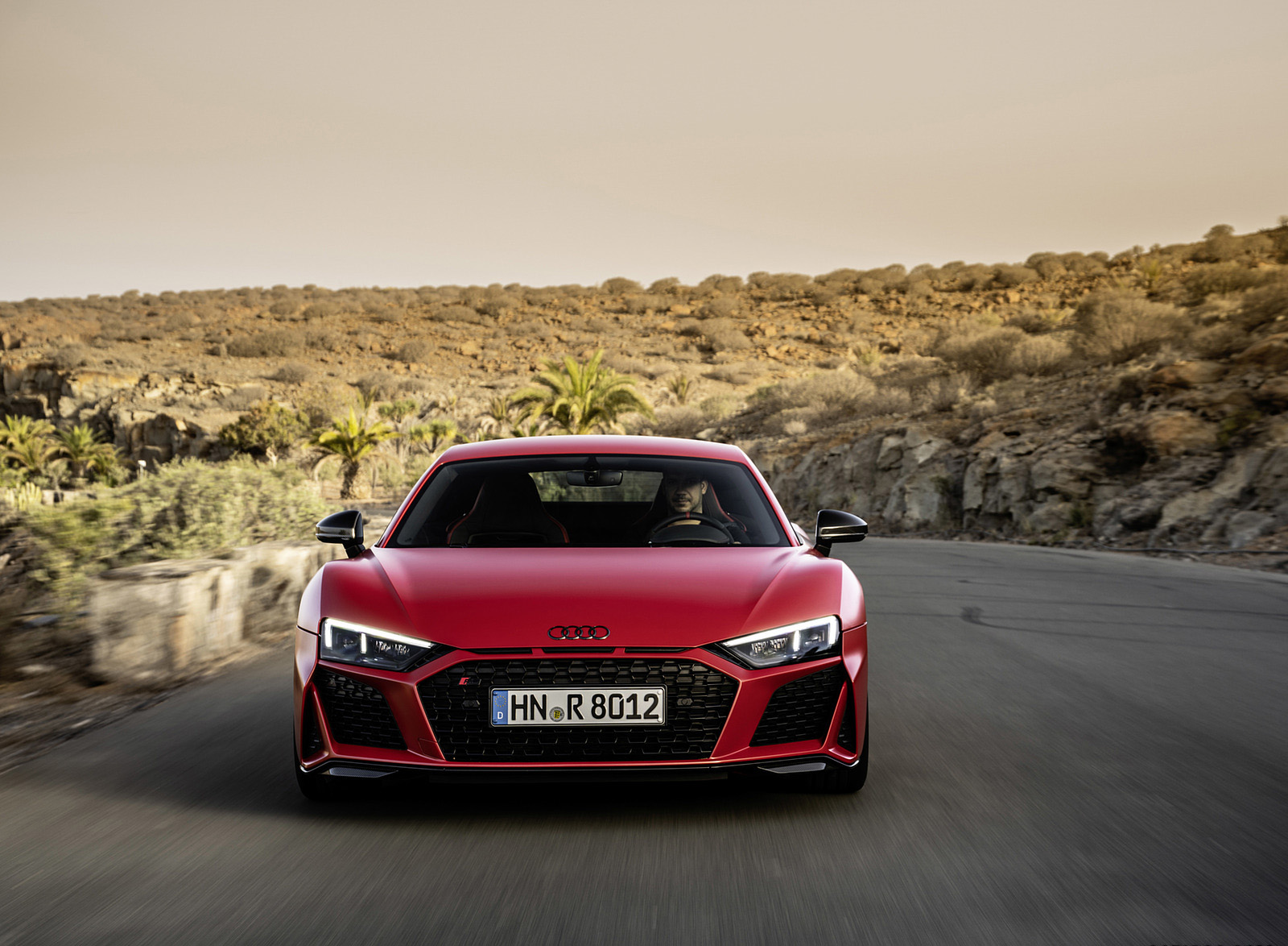 2022 Audi R8 Coupe V10 Performance RWD (Color: Tango Red) Front Wallpapers #20 of 163