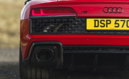 2022 Audi R8 Coupe V10 Performance RWD (UK-Spec) Exhaust Wallpapers 450x275 (121)