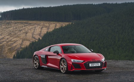 2022 Audi R8 Coupe V10 Performance RWD (UK-Spec) Front Three-Quarter Wallpapers 450x275 (81)