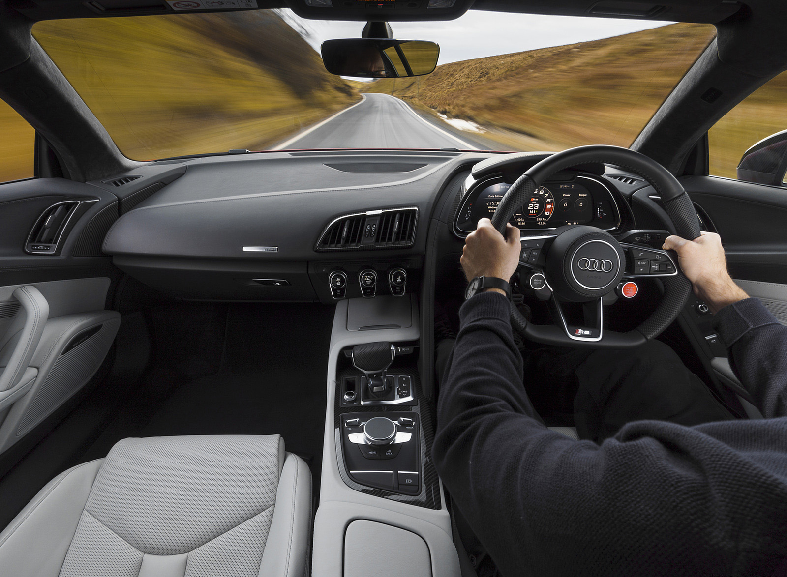 2022 Audi R8 Coupe V10 Performance RWD (UK-Spec) Interior Cockpit Wallpapers #127 of 163
