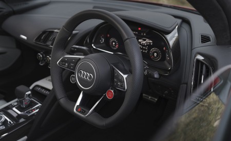 2022 Audi R8 Coupe V10 Performance RWD (UK-Spec) Interior Steering Wheel Wallpapers 450x275 (138)