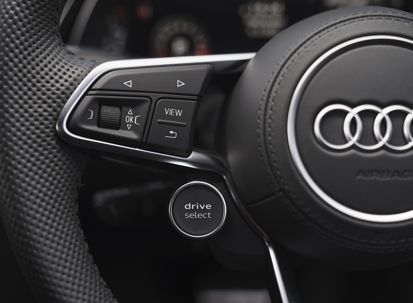 2022 Audi R8 Coupe V10 Performance RWD (UK-Spec) Interior Steering Wheel Wallpapers #135 of 163