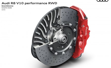 2022 Audi R8 Spyder V10 Performance RWD Brakes Wallpapers 450x275 (40)