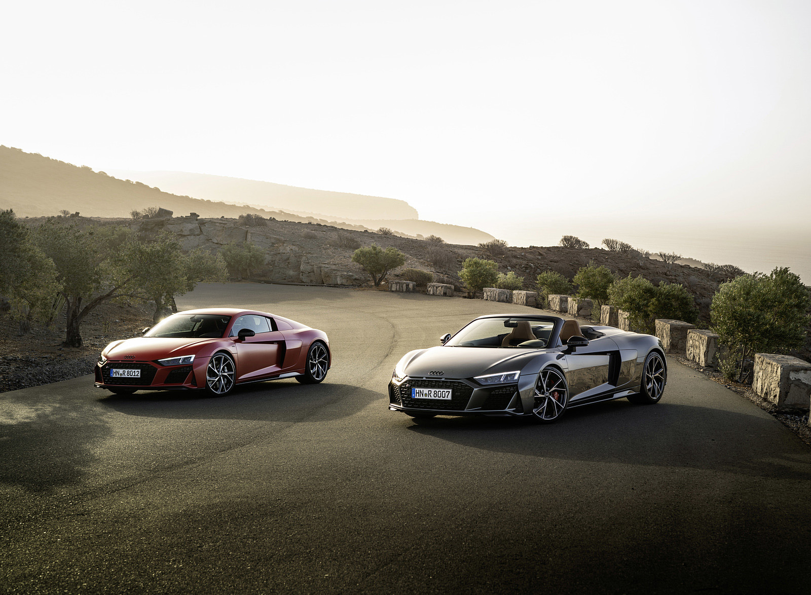 2022 Audi R8 Spyder V10 Performance RWD and R8 V10 Coupe RWD Wallpapers #33 of 40