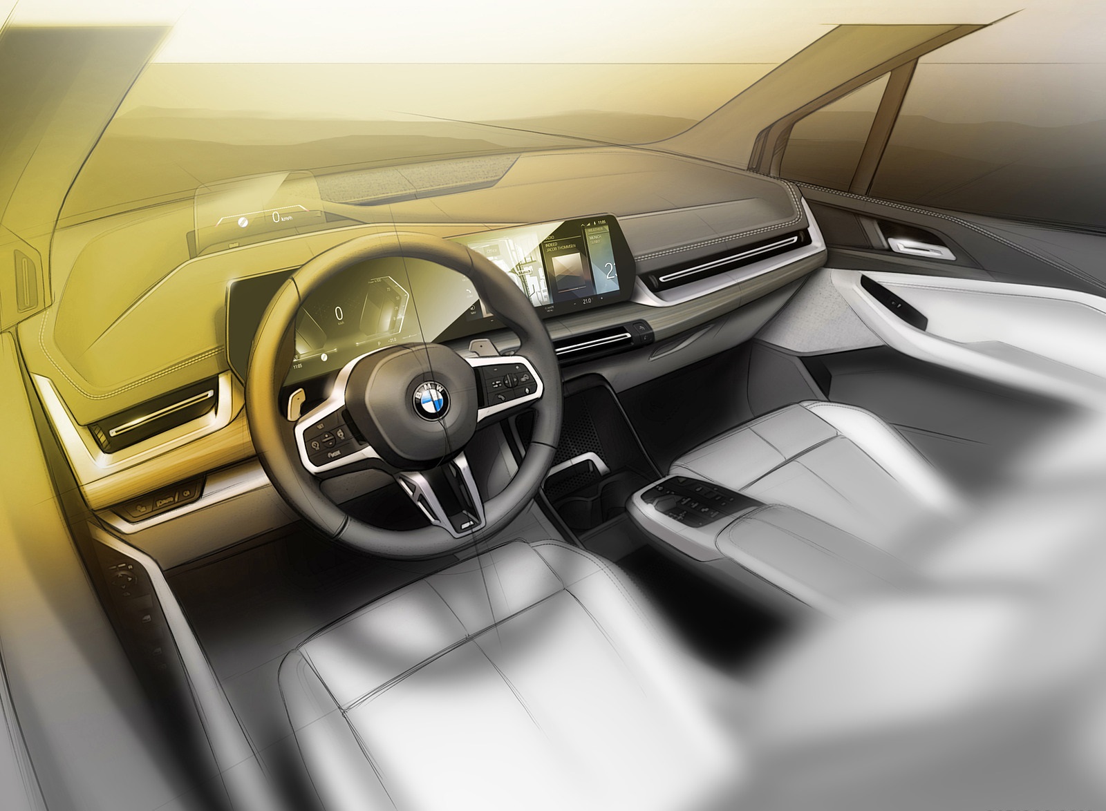 2022 BMW 223i Active Tourer Design Sketch Wallpapers  #86 of 231