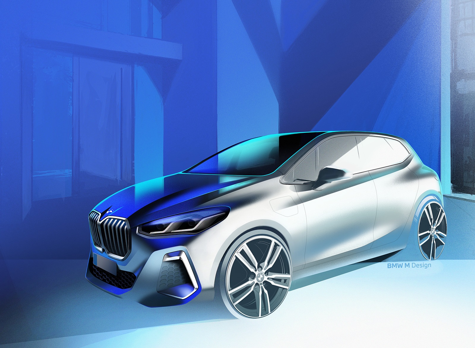 2022 BMW 223i Active Tourer Design Sketch Wallpapers #68 of 231