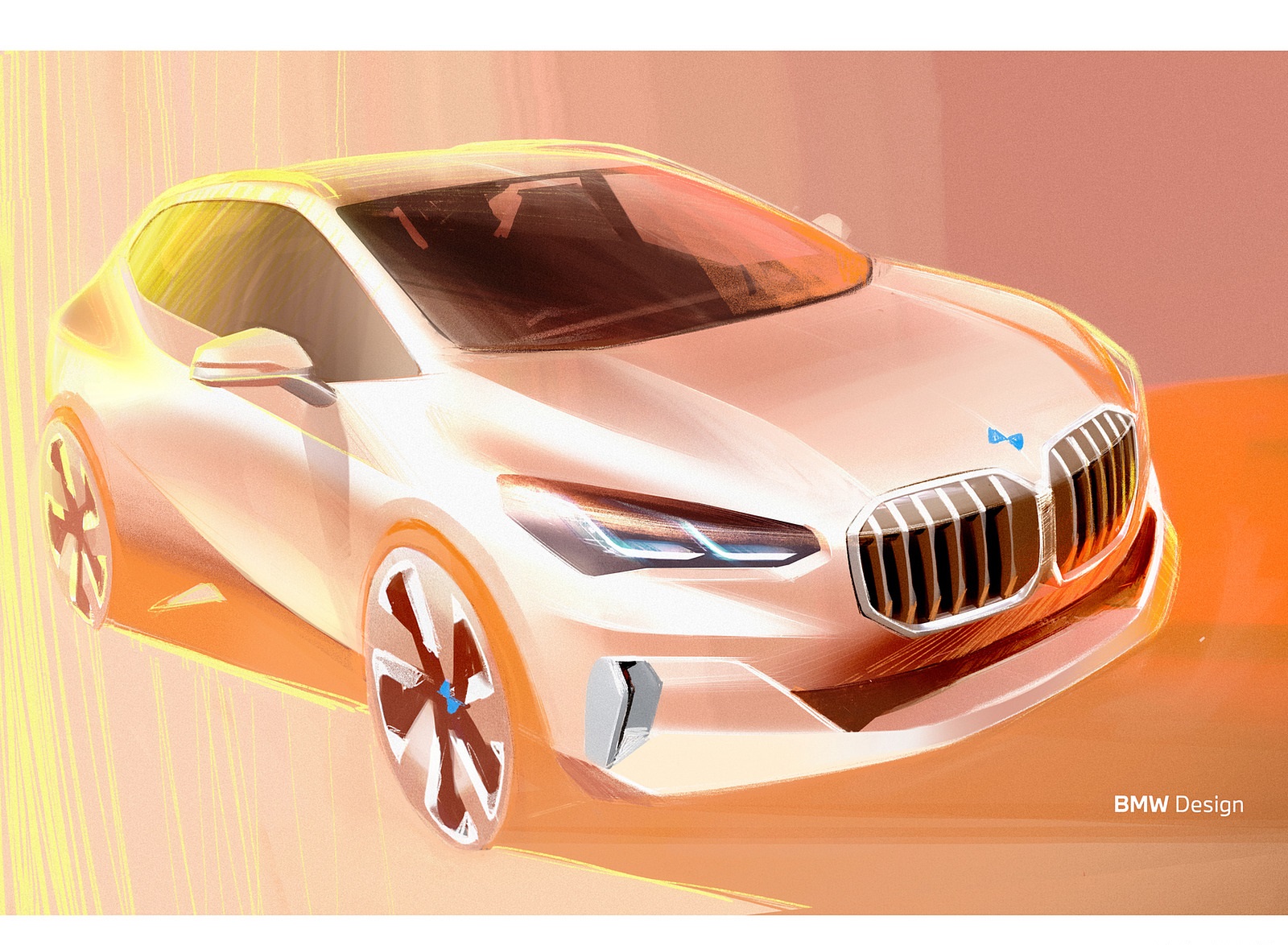 2022 BMW 223i Active Tourer Design Sketch Wallpapers #69 of 231