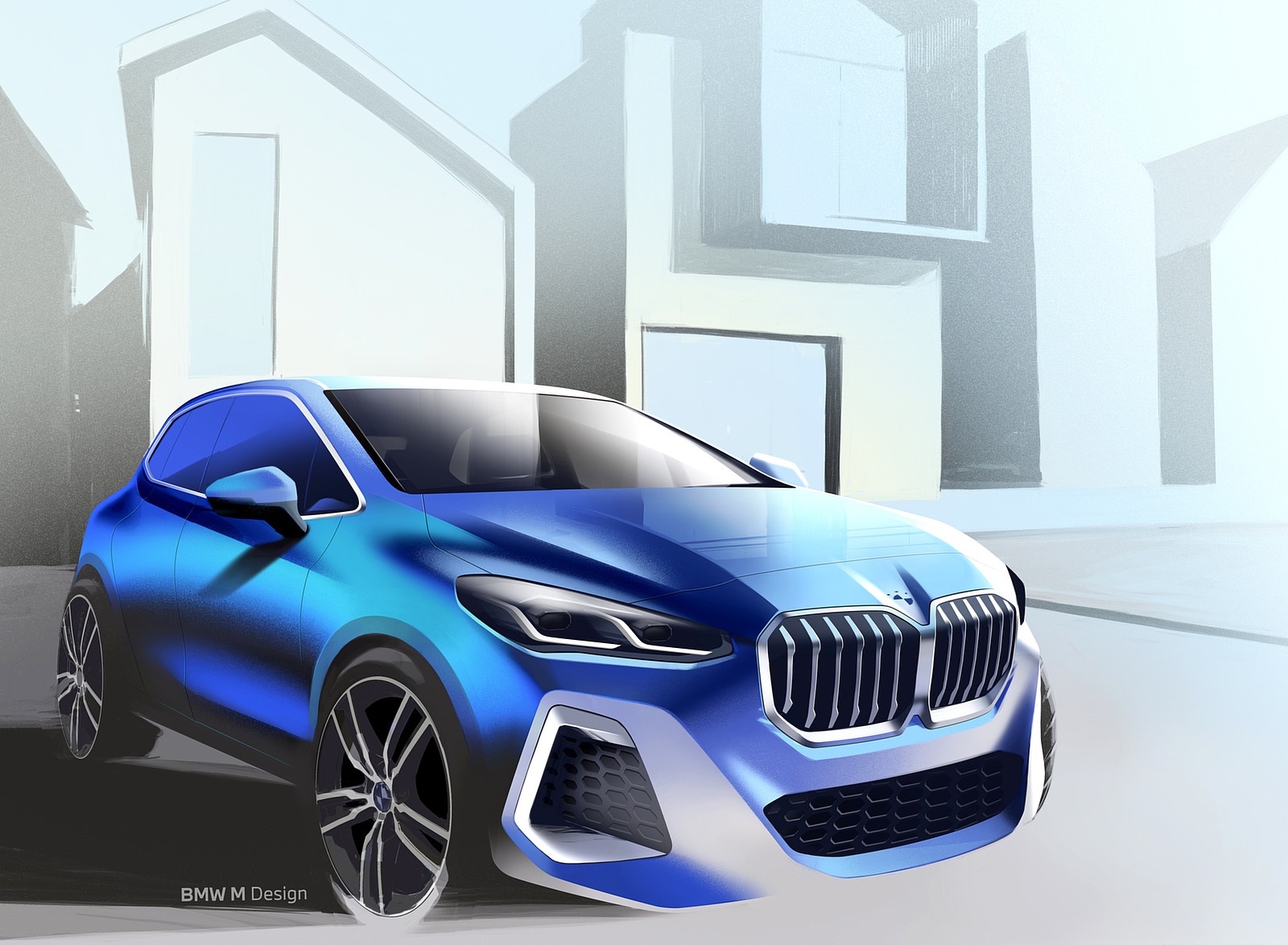 2022 BMW 223i Active Tourer Design Sketch Wallpapers #70 of 231