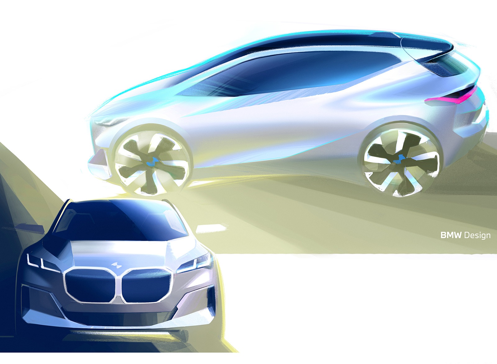2022 BMW 223i Active Tourer Design Sketch Wallpapers #80 of 231