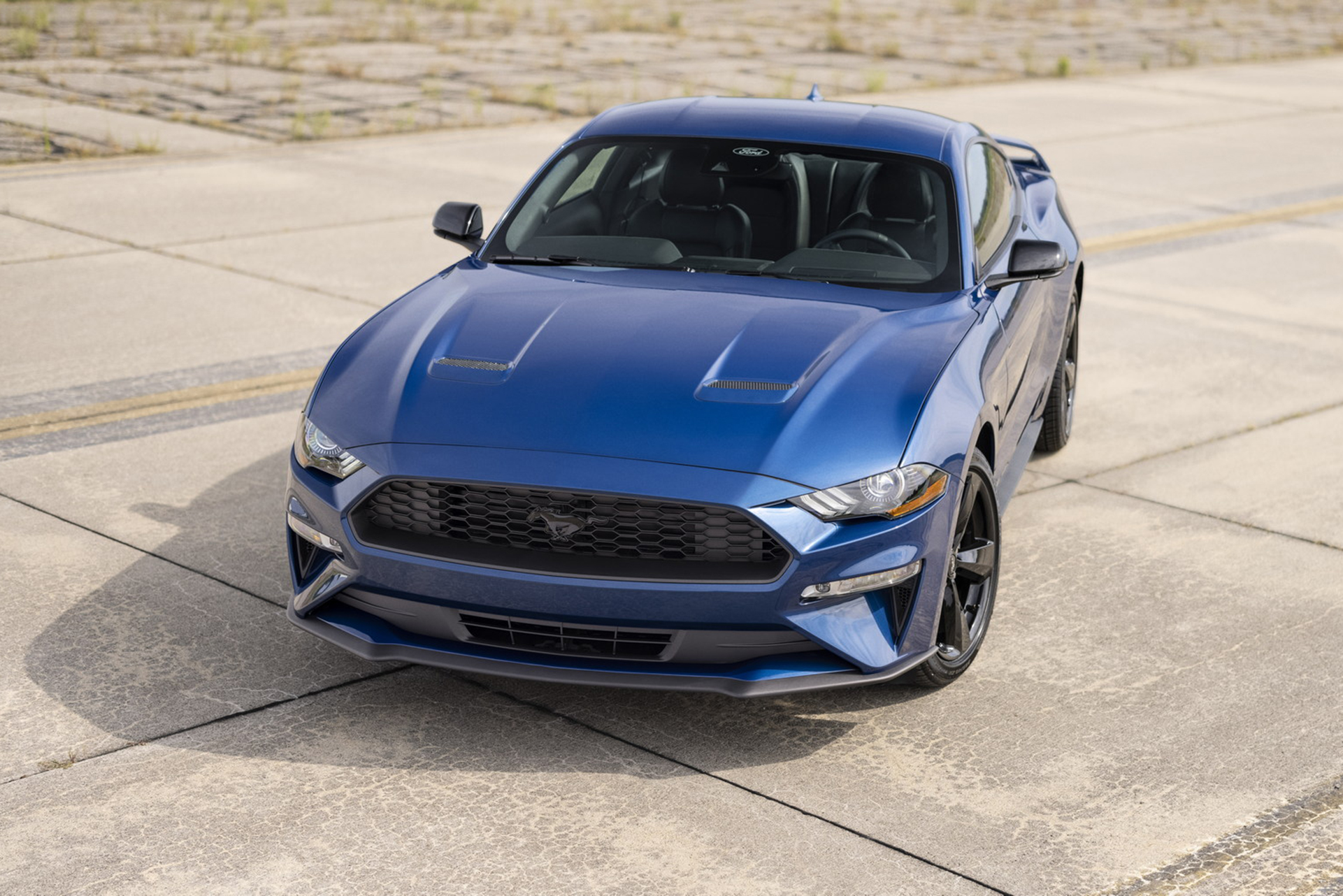 2022 Ford Mustang GT Stealth Edition Front Wallpapers #1 of 15