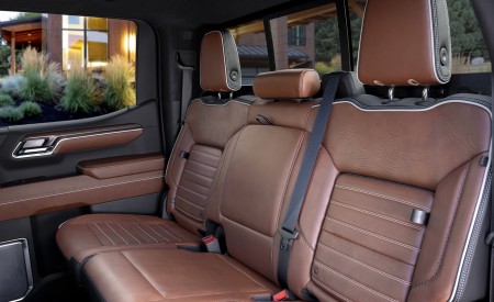 2022 GMC Sierra Denali Ultimate Interior Rear Seats Wallpapers 450x275 (11)