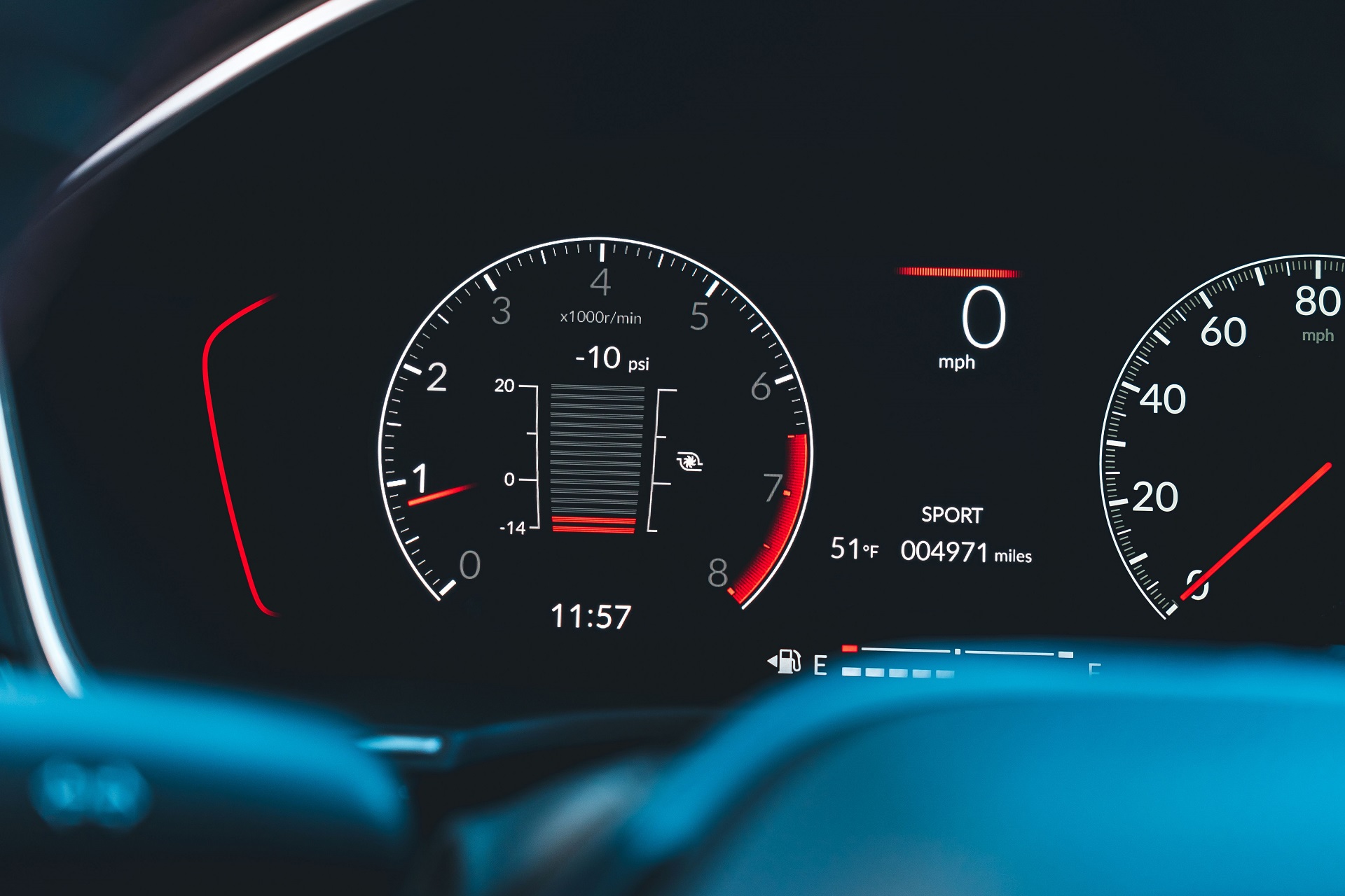 2022 Honda Civic Si Instrument Cluster Wallpapers #62 of 84