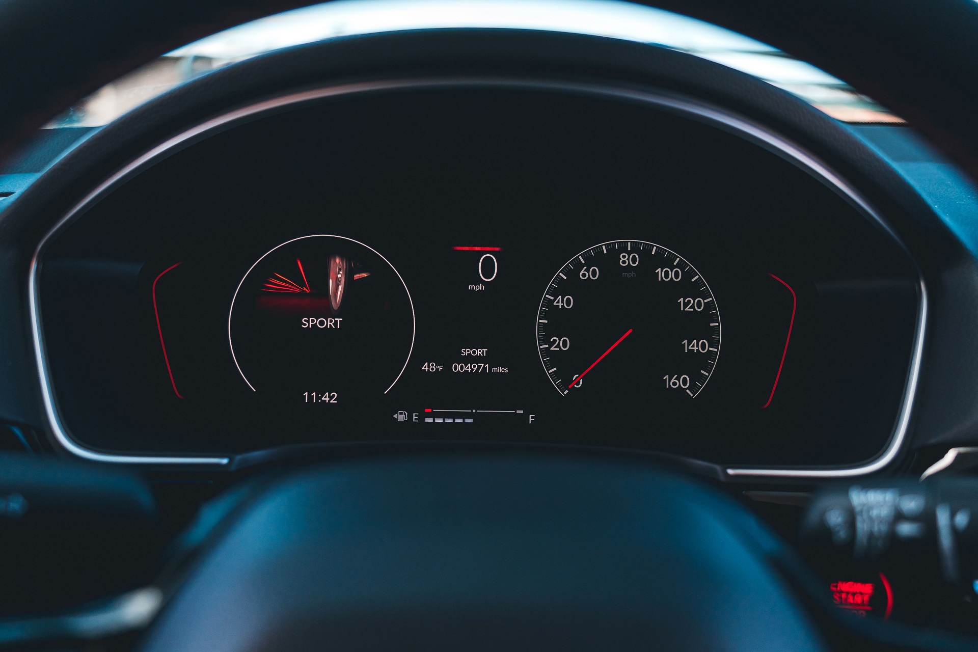 2022 Honda Civic Si Instrument Cluster Wallpapers  #63 of 84