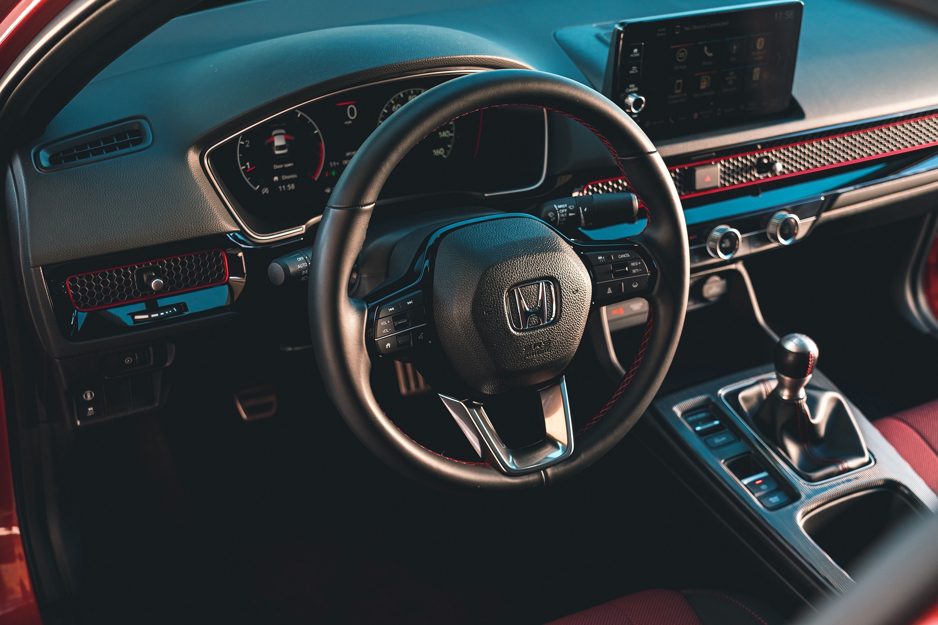 2022 Honda Civic Si Interior Steering Wheel Wallpapers #55 of 84