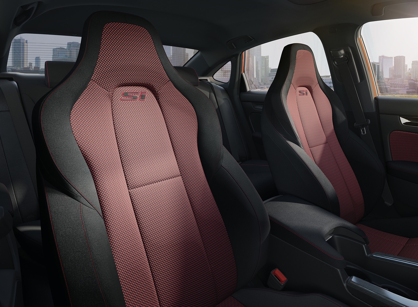 2022 Honda Civic Si Sedan Interior Seats Wallpapers #14 of 84