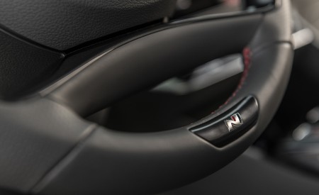 2022 Hyundai Sonata N Line Night Edition Interior Steering Wheel Wallpapers 450x275 (22)
