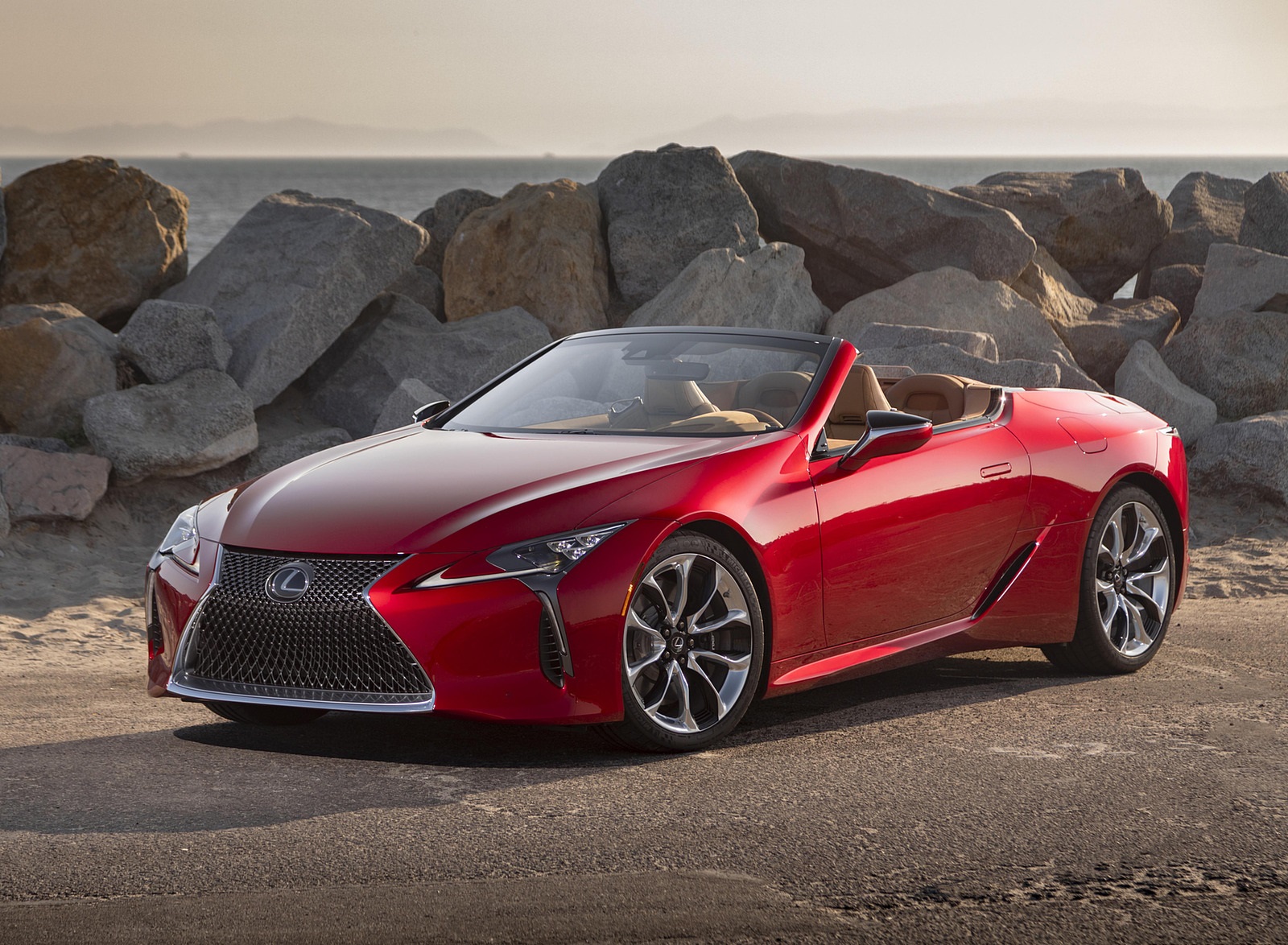 2022 Lexus LC 500 Convertible Front Three-Quarter Wallpapers (5)