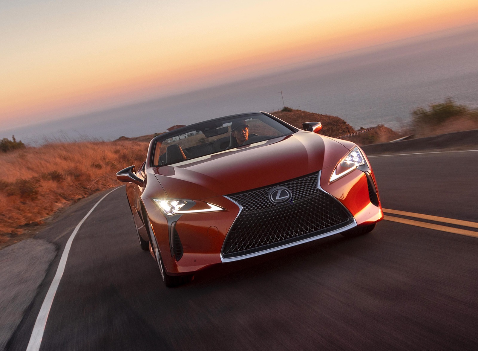 2022 Lexus LC 500 Convertible Front Wallpapers (1)