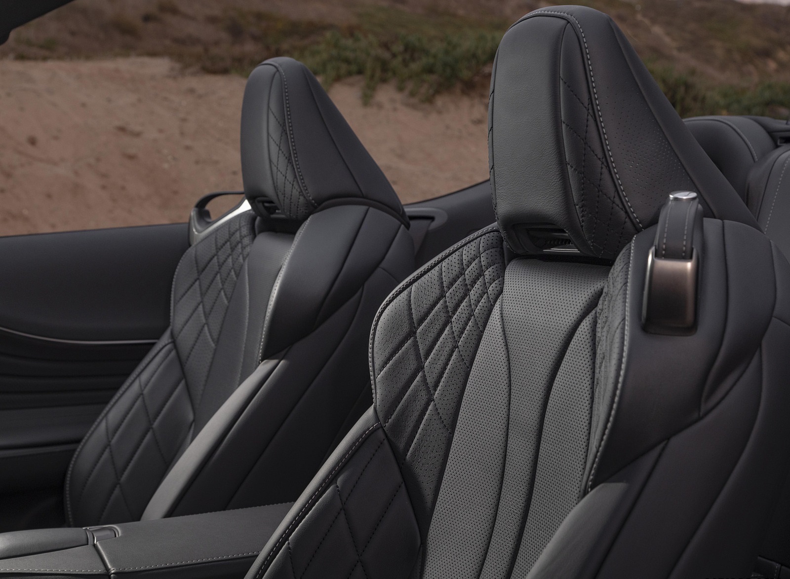 2022 Lexus LC 500 Convertible Interior Front Seats Wallpapers #26 of 27