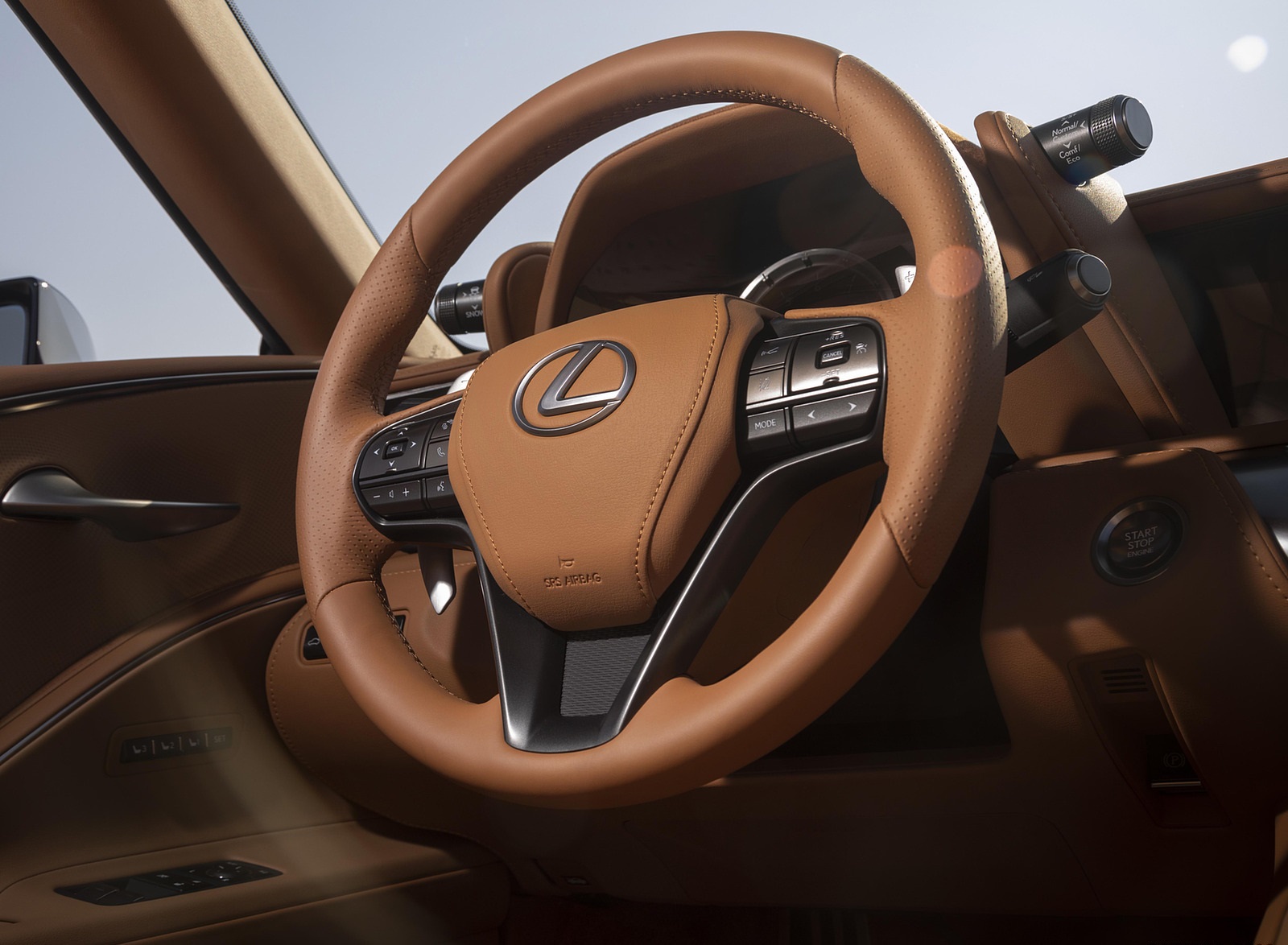 2022 Lexus LC 500 Convertible Interior Steering Wheel Wallpapers #15 of 27