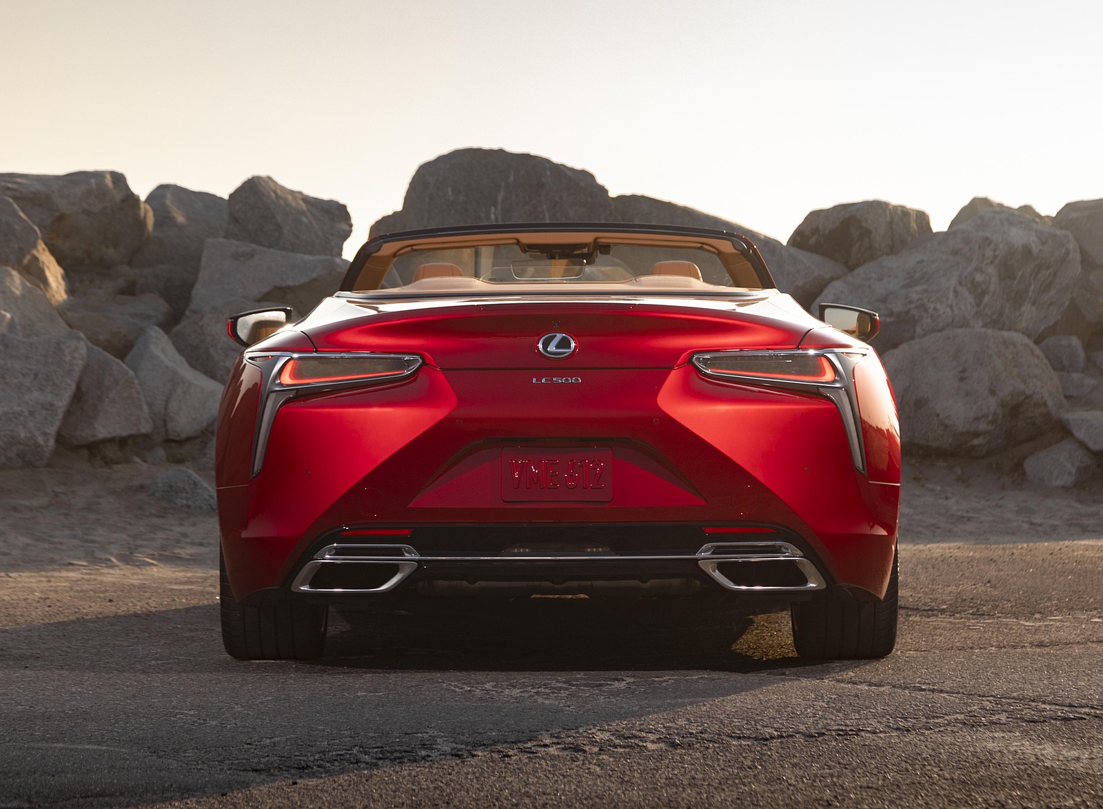 2022 Lexus LC 500 Convertible Rear Wallpapers #7 of 27