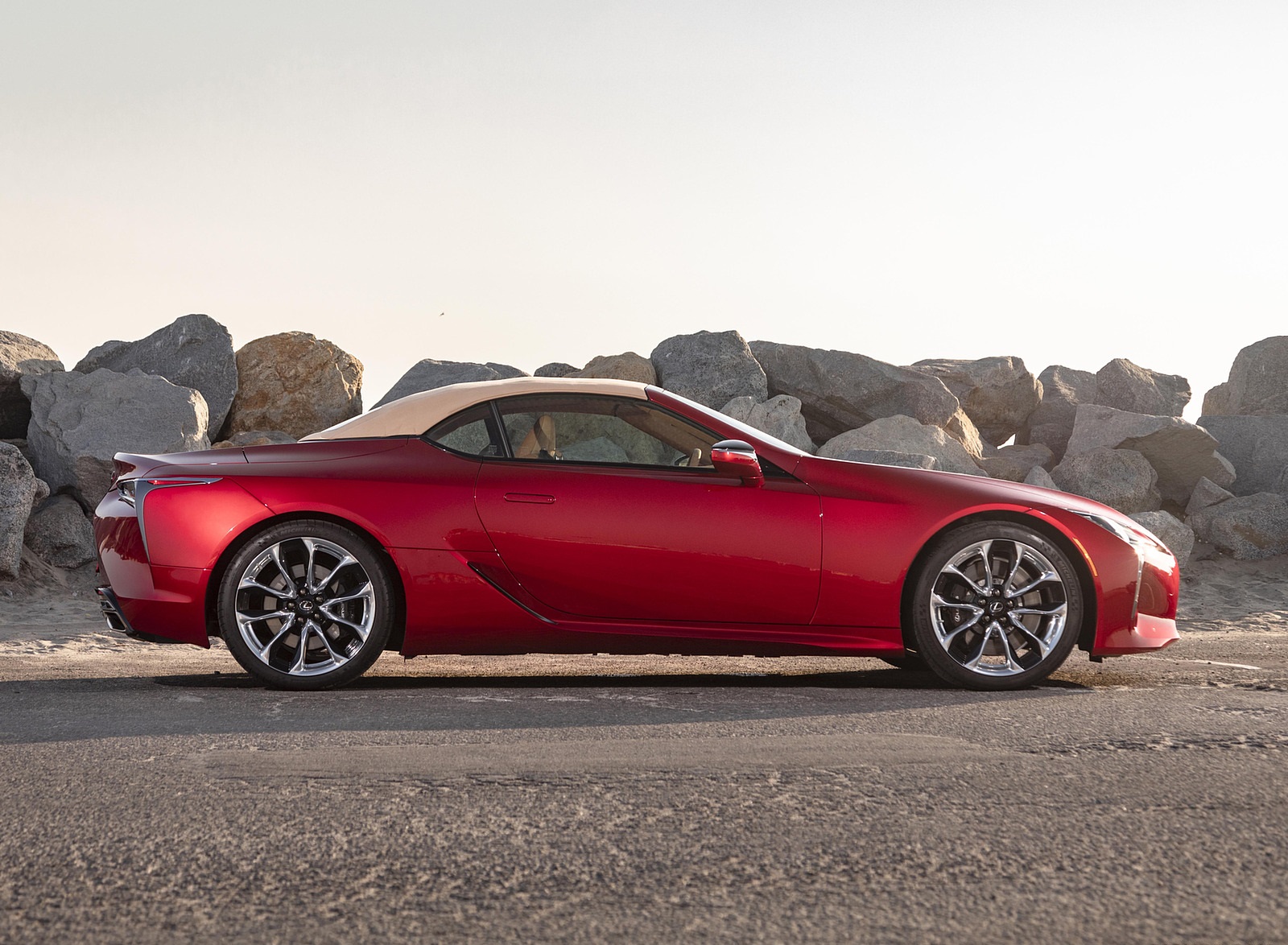 2022 Lexus LC 500 Convertible Side Wallpapers #8 of 27