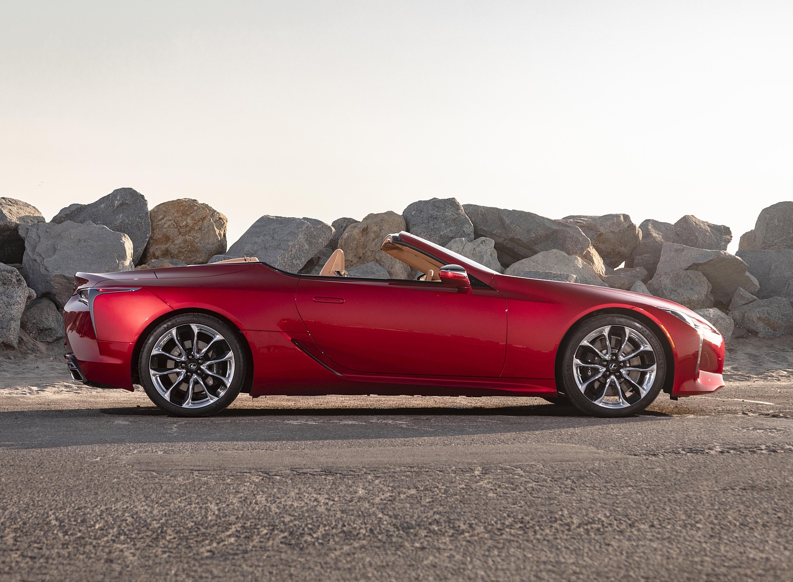 2022 Lexus LC 500 Convertible Side Wallpapers #9 of 27