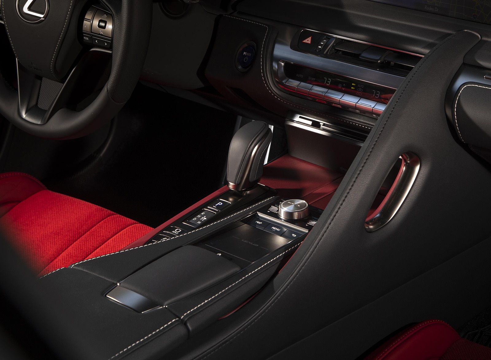 2022 Lexus LC 500h Coupe Central Console Wallpapers (10)