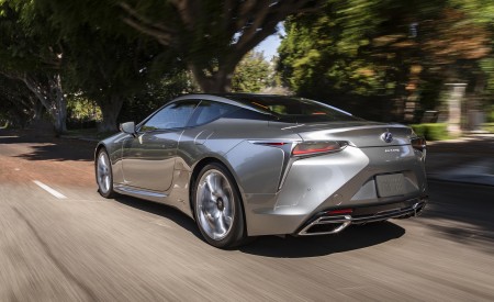 2022 Lexus LC 500h Coupe Rear Three-Quarter Wallpapers 450x275 (2)