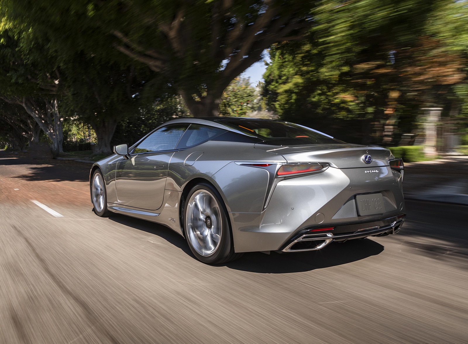 2022 Lexus LC 500h Coupe Rear Three-Quarter Wallpapers (2)