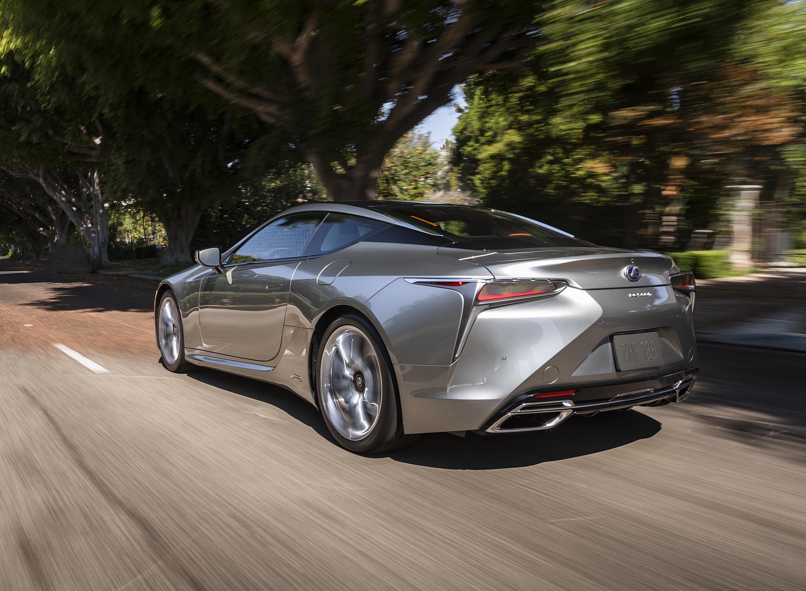 2022 Lexus LC 500h Coupe Rear Three-Quarter Wallpapers #2 of 17