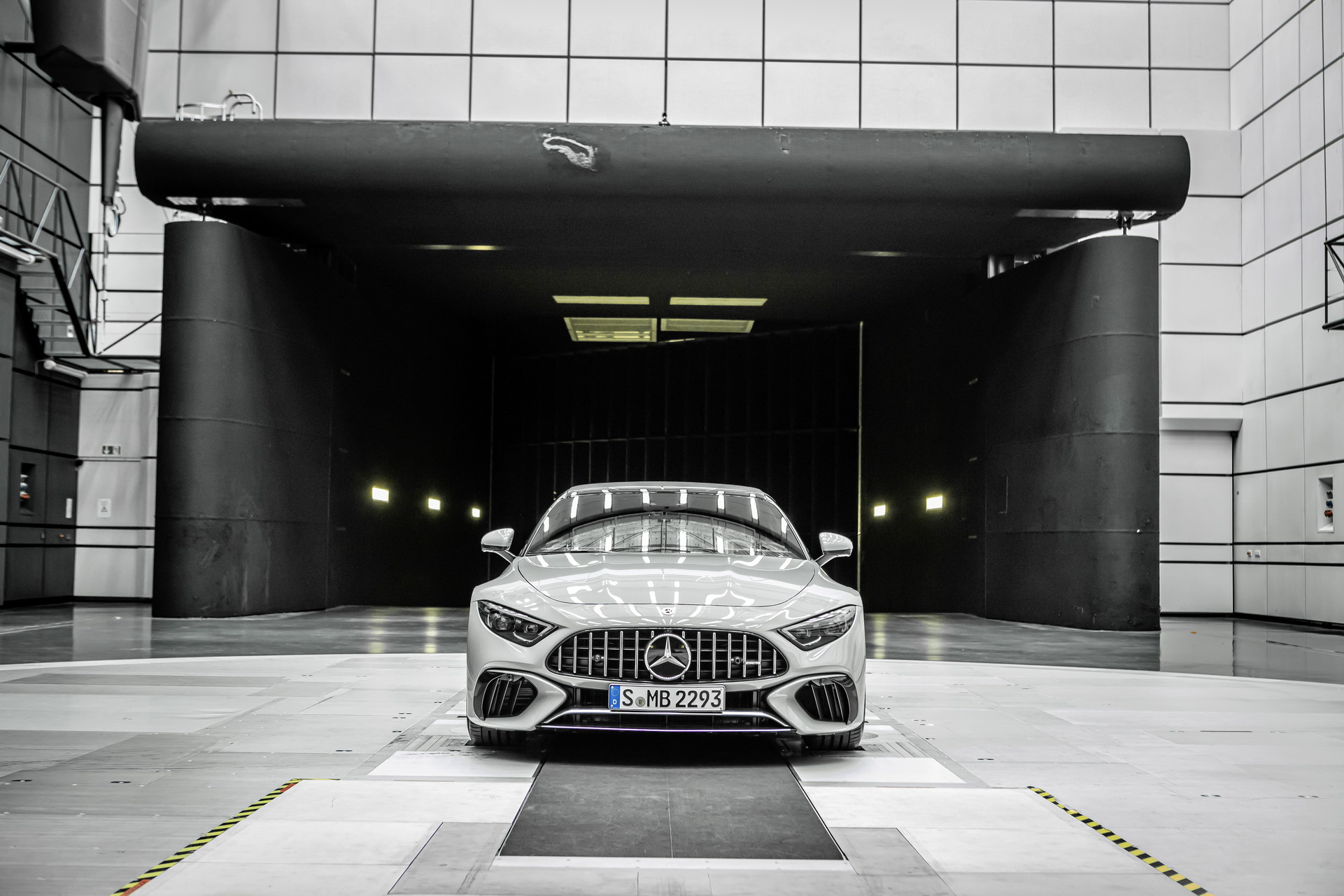 2022 Mercedes-AMG SL 55 4MATIC+ (Color: Alpine Grey Uni) Aerodynamics Wallpapers #53 of 66