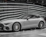 2022 Mercedes-AMG SL 55 4MATIC+ (Color: Alpine Grey Uni) Aerodynamics Wallpapers 150x120