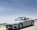 2022 Mercedes-AMG SL 55 4MATIC+ (Color: Alpine Grey Uni) Front Three-Quarter Wallpapers 150x120 (15)