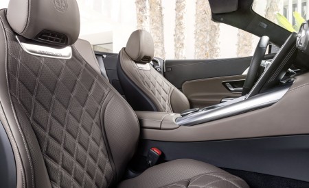 2022 Mercedes-AMG SL 55 4MATIC+ (Color: Alpine Grey Uni) Interior Seats Wallpapers 450x275 (48)