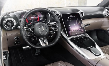 2022 Mercedes-AMG SL 55 4MATIC+ (Color: Alpine Grey Uni) Interior Wallpapers 450x275 (50)