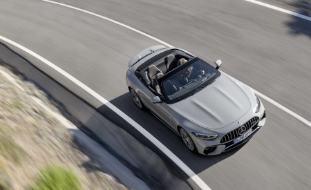 2022 Mercedes-AMG SL 55 4MATIC+ (Color: Alpine Grey Uni) Top Wallpapers 450x275 (5)