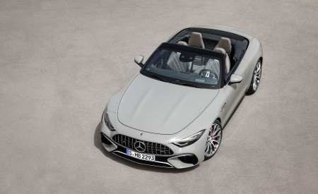 2022 Mercedes-AMG SL 55 4MATIC+ (Color: Alpine Grey Uni) Top Wallpapers 450x275 (40)