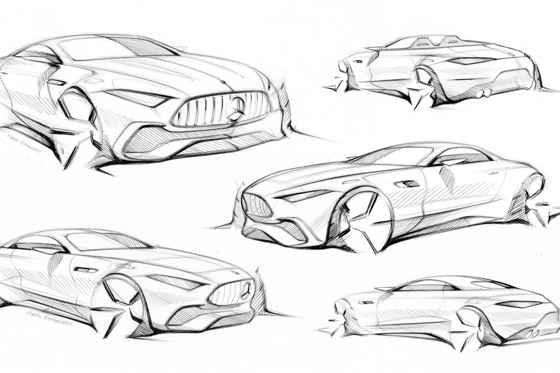 2022 Mercedes-AMG SL 55 4Matic+ Design Sketch Wallpapers #66 of 66
