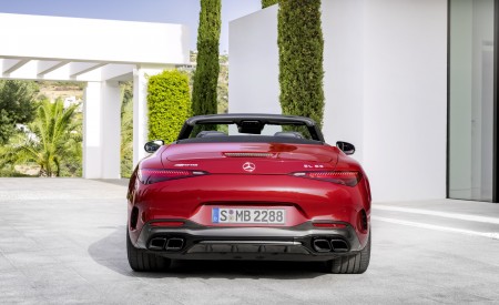 2022 Mercedes-AMG SL 63 4MATIC+ (Color: Patagonia Red Metallic) Rear Wallpapers 450x275 (20)