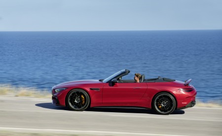 2022 Mercedes-AMG SL 63 4MATIC+ (Color: Patagonia Red Metallic) Side Wallpapers 450x275 (11)