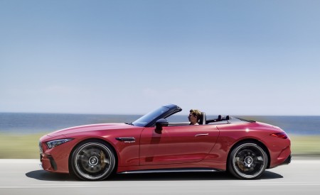 2022 Mercedes-AMG SL 63 4MATIC+ (Color: Patagonia Red Metallic) Side Wallpapers 450x275 (12)