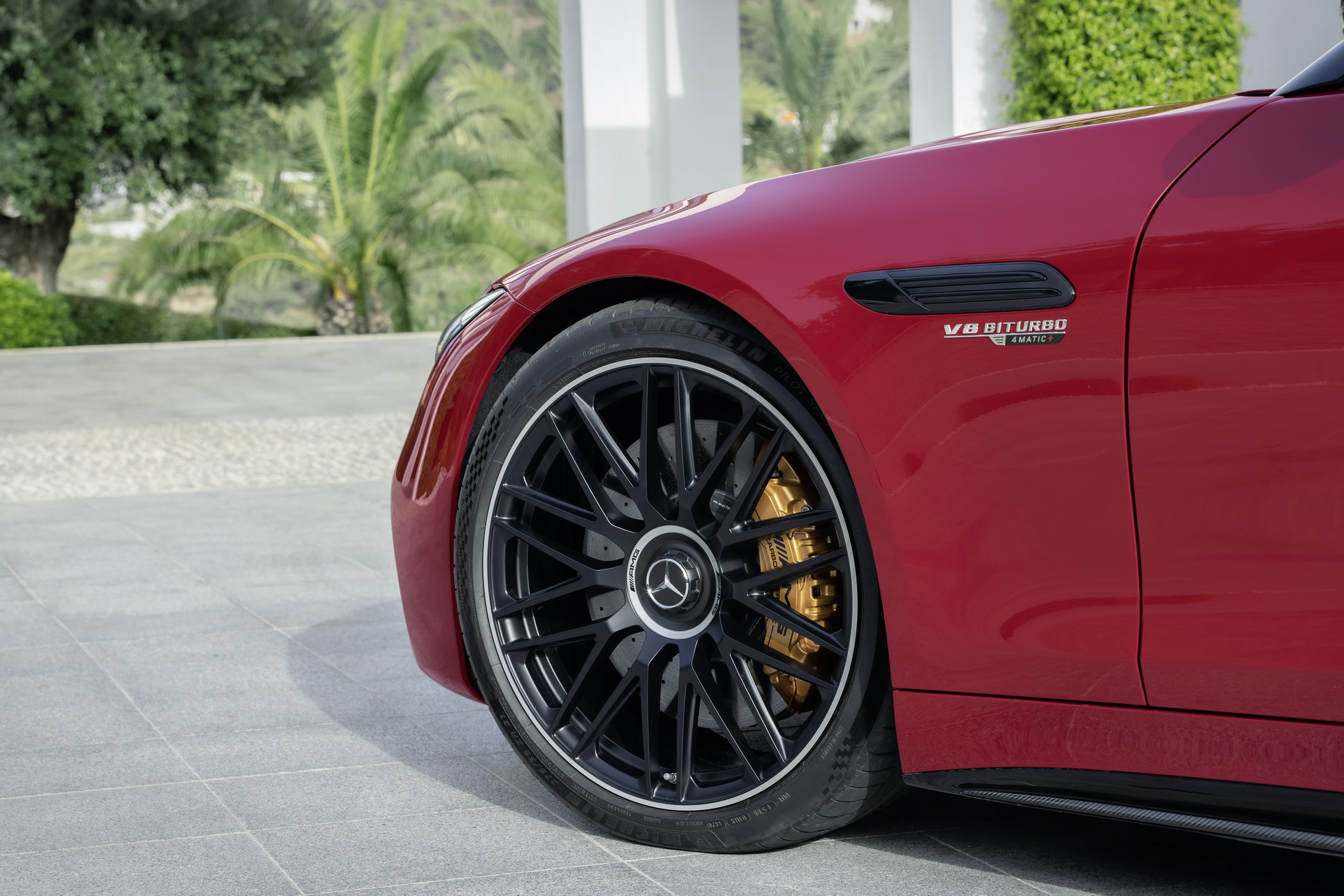 2022 Mercedes-AMG SL 63 4MATIC+ (Color: Patagonia Red Metallic) Wheel Wallpapers #28 of 97