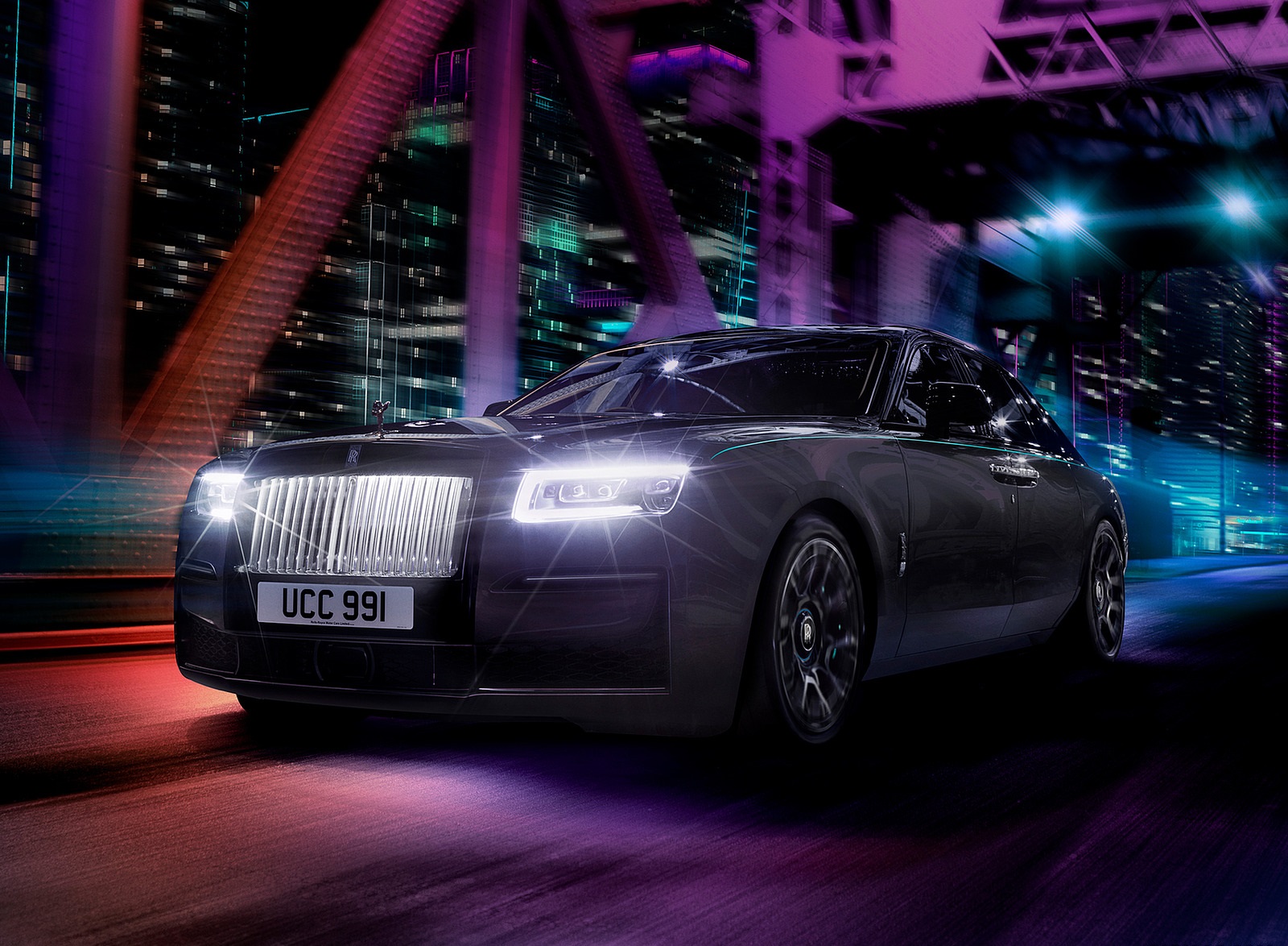 2022 Rolls-Royce Ghost Black Badge Front Three-Quarter Wallpapers (2)