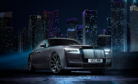 2022 Rolls-Royce Ghost Black Badge Front Three-Quarter Wallpapers 450x275 (4)