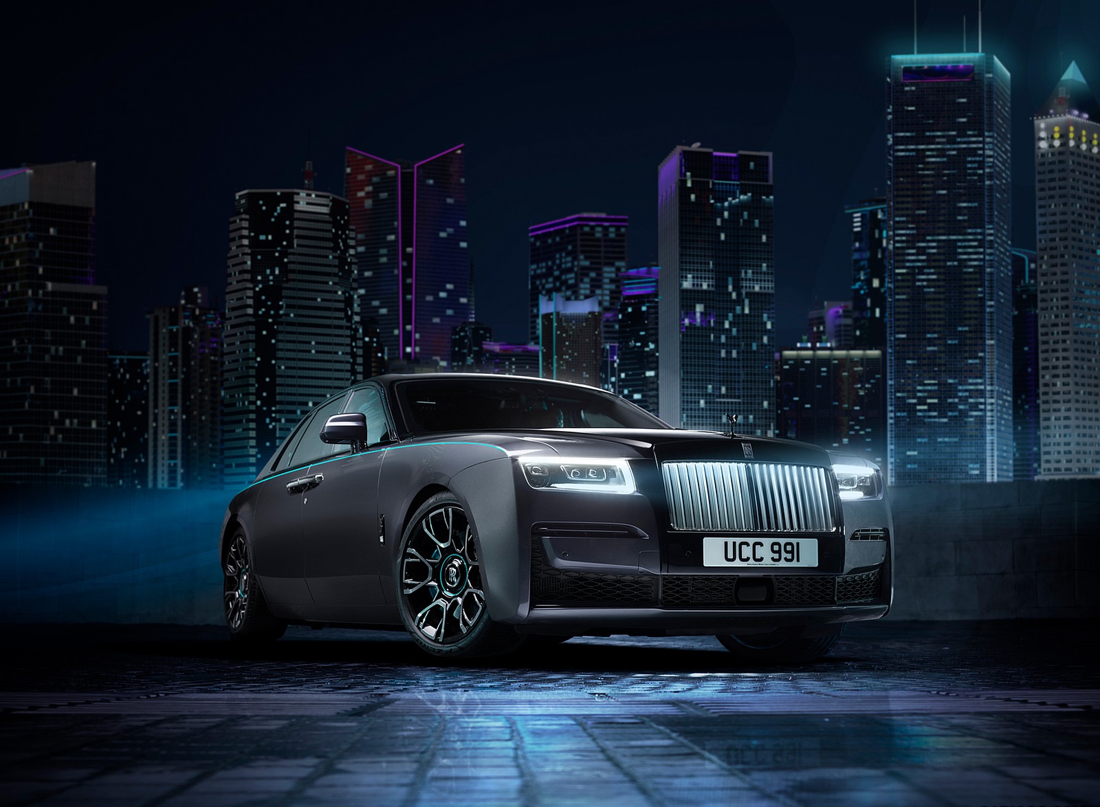 2022 Rolls-Royce Ghost Black Badge Front Three-Quarter Wallpapers (4)