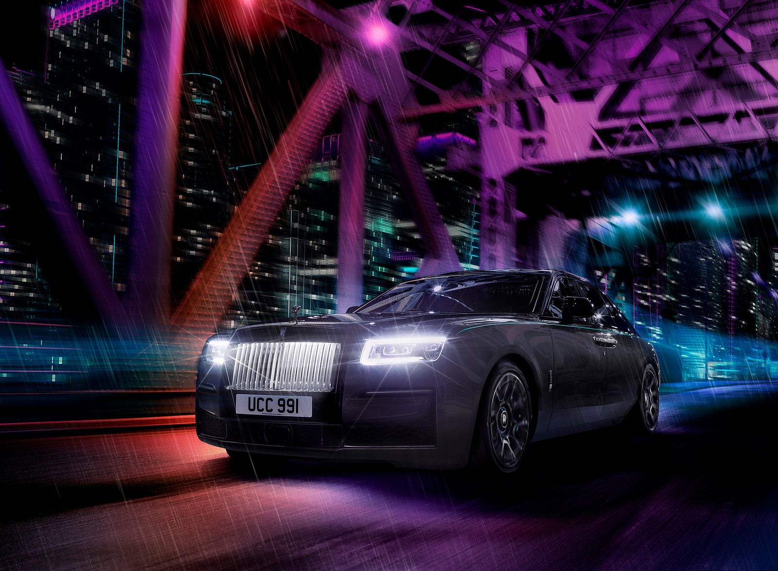 2022 Rolls-Royce Ghost Black Badge Front Three-Quarter Wallpapers (5)