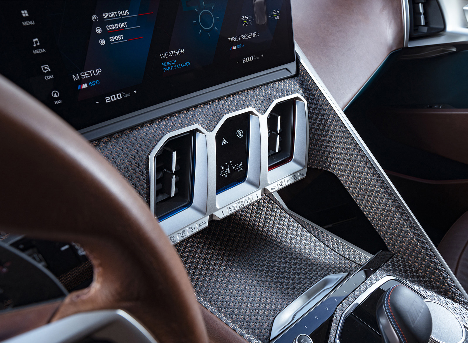 2021 BMW XM Concept Central Console Wallpapers #42 of 66